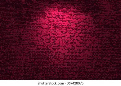 Dark brick wall.Vector illustration.