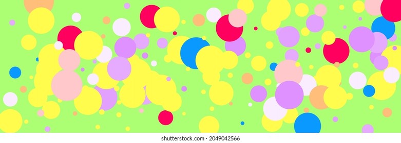Dark Bright Beige Violet Play Pattern. Circles White Indigo Kids Vivid Purple Background. Red Rainbow Vibrant Pink Children Background. Pastel Multicolor Green Blue Yellow Color Textile.