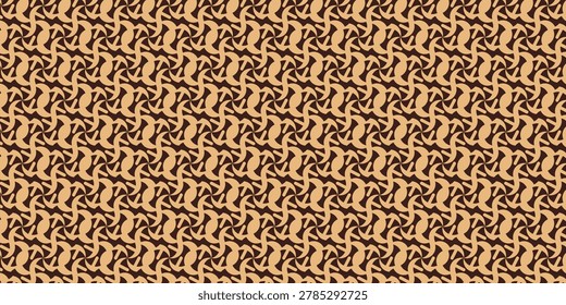 Dark Brown Abstract Islamic Geometric Pattern Background