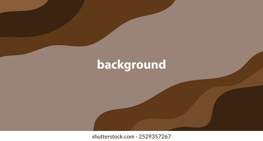 Fundo castanho escuro. Estúdio de quarto vazio de fundo marrom com mesa. Espaço para a venda de produtos no site. Ilustração vetorial.