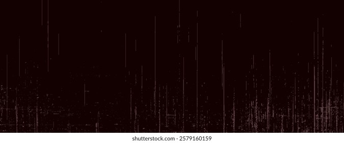 A dark brown background with a grunge style. The background features a textured, distressed look. Brown background with vertical lines. Minimal distressed grunge texture background vector