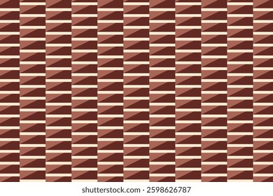 Dark brown and beige seamless checker pattern with a classic and bold design. Ideal for textiles, wallpapers, and retro themes.