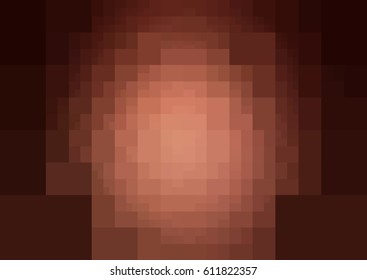 DARK brown, chocolate vector modern geometrical abstract background. Texture template. Geometric pattern in Origami style with gradient. 