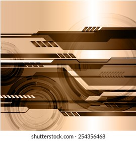 Dark brown color Light Abstract Technology background for computer graphic website internet.