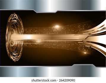 dark brown color Light Abstract Technology background for computer graphic website internet and business. circuit. silver background