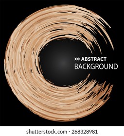 Dark brown color Light Abstract Technology background for computer graphic website internet. black background. circuit. Brochure. text box. banner. card.