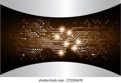 dark brown color Light Abstract Technology background for computer graphic website internet and business. circuit. vector illustration. abstract digital . silver.