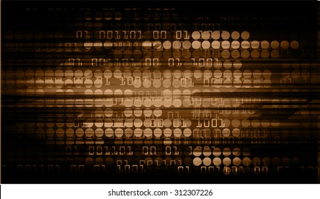dark brown color Light Abstract Technology background for computer graphic website internet and business. circuit. illustration. digital. infographics.binary code background.