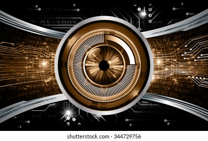 dark brown color Light Abstract Technology background for computer graphic website internet and business. circuit. illustration. infographics. binary code background. www.vector.Spark.zero one. eye