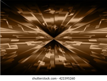 Dark brown color Light Abstract Technology background for computer graphic website internet and business. zoom