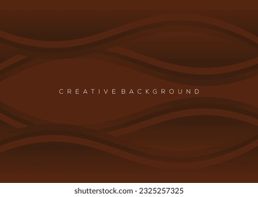 dark brown color wave background design gradient