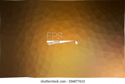 Dark brown geometric rumpled triangular low poly origami style gradient illustration graphic background. Vector polygonal design for your business. Dark brown geometric rumpled triangular low poly origami style gradient illustration graphic background. Vector polygonal design for your business.