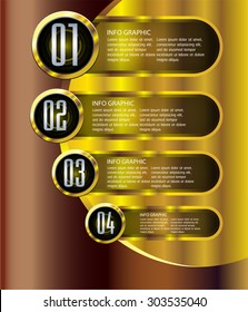 dark brown gold silver Web Design Website Elements Template for graphic internet. text box. label. info graphics. metal. card. pixel. Metals, alloys, steel, aluminum. button