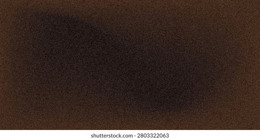 Dark brown gradient mesh background with noise as a seamless pattern. Abstract vector illustration of soft mocha mousse color with watercolor effect and texture.