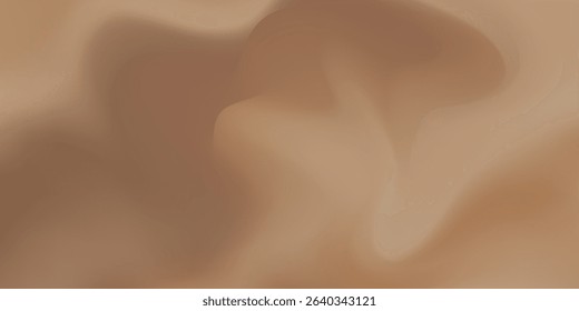 Dark brown gradient mesh bg with noise as a seamless pattern. Soft mocha mousse color abstract vector illustration with watercolor effect and texture.