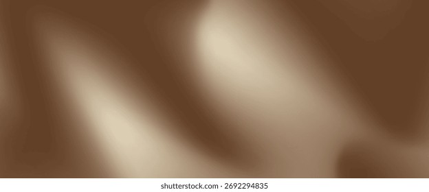 Dark brown gradient mesh bg with noise as a seamless pattern. Soft mocha mousse color abstract vector illustration with watercolor effect and texture. Blurred vector background
