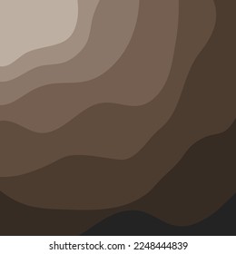 dark brown gradient wavy abstract background