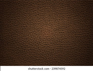 Dark brown leather texture background , Vector EPS 10.