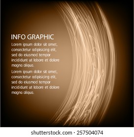 Dark brown Light Abstract Technology background for computer graphic website internet. text box. Brochure. card.