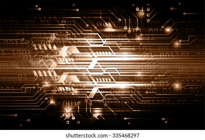 dark brown Light Abstract Technology background for computer graphic website internet and business. circuit. illustration.digital.infographics. binary code. zero one. vector.