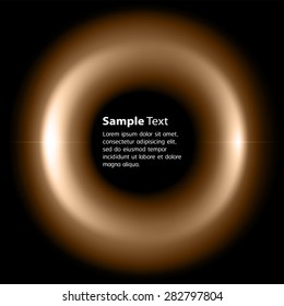 Dark brown Light circle Abstract Technology background for computer graphic website internet. text box. Brochure. card. banner. label. infographics.