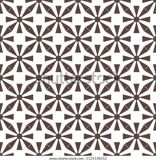 Dark brown pattern on white background,\
seamless pattern\
