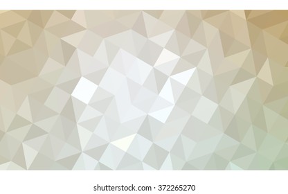 Dark brown polygonal illustration, which consist of triangles. Geometric background in Origami style with gradient. Triangular design for your business.