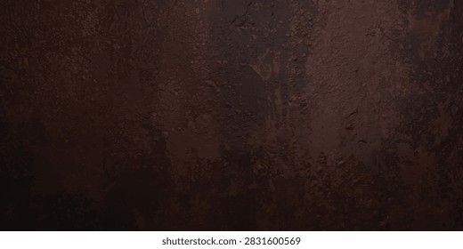 Dark Brown Rustic Metal Plaster Texture Background