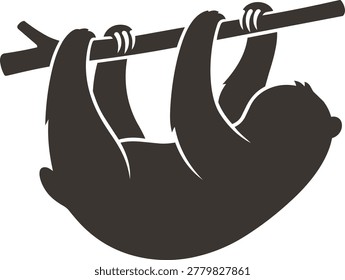A dark brown silhouette