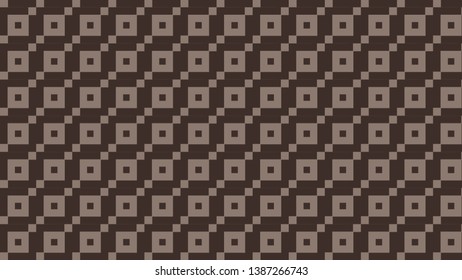 Dark Brown Square Pattern Background