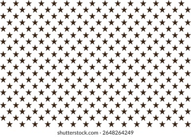 
Dark Brown Star Pattern Background – Transparent Vector Design