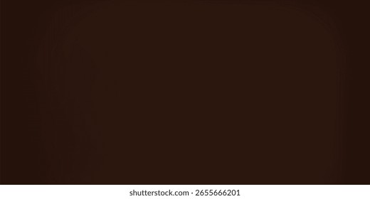 Dark brown Studio background. Brown Background Empty Room Studio with table. Space for selling products on the website. Vector illustration.