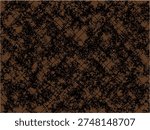 Dark brown terra-rossa soil texture vector. Abstract geological silt clay aesthetic. Variable stroke weight with zero artifacts. Ideal for soil science mapping.