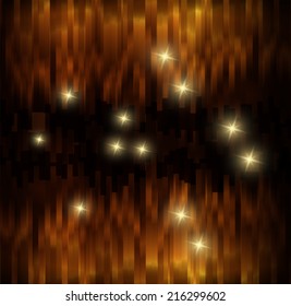 Dark brown texture background vector with stars 