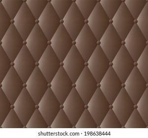 Dark brown upholstery vector abstract background.