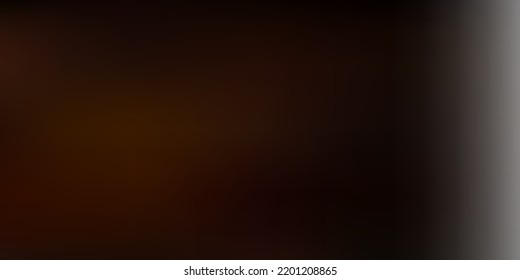Dark brown vector abstract blur backdrop. Colorful illustration with gradient in abstract style. Multipurpose app design.