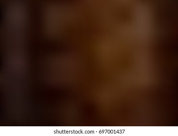 Dark Brown vector abstract blurred template. A vague abstract illustration with gradient. The best blurred design for your business.