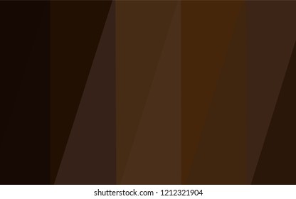 Dark Brown vector abstract mosaic background. Creative illustration in halftone style with gradient. The template for cell phone's backgrounds.