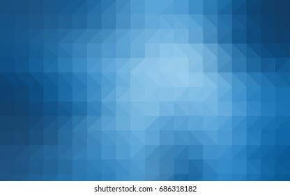 Dark Brown vector abstract mosaic background. Brand-new colored illustration in blurry style with gradient. Brand-new style for your business design.