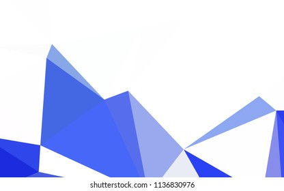Dark Brown vector abstract polygonal template. Colorful illustration in polygonal style with gradient. Polygonal design for your web site.