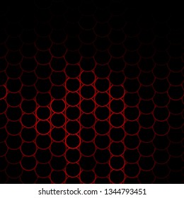 Dark Brown vector backdrop with circles. Modern abstract illustration with colorful circle shapes. Pattern for websites, landing pages.