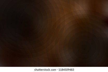 Dark Brown vector backdrop with dots. Modern abstract illustration with colorful water drops. Pattern can be used for futuristic ad, booklets.
