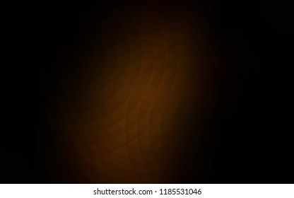 Dark Brown vector backdrop with dots. Glitter abstract illustration with blurred drops of rain. Pattern can be used for ads, leaflets.