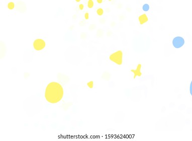 Dark Brown vector background with abstract shapes. Illustration with colorful gradient shapes in abstract style. Best smart design for your business.