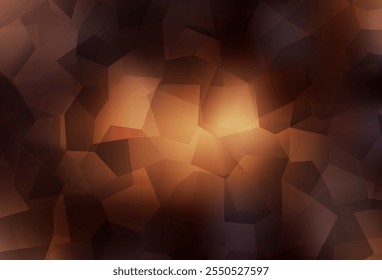 Dark Brown vector background with abstract shapes. Simple colorful illustration with abstract gradient shapes. Simple design for your web site.