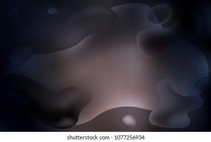 Dark Brown vector background with bent lines. Creative illustration in halftone memphis style with gradient. A completely new memphis design for your business.