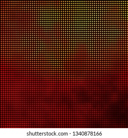 Dark Brown vector background with circles. Colorful illustration with gradient dots in nature style. Pattern for business ads.