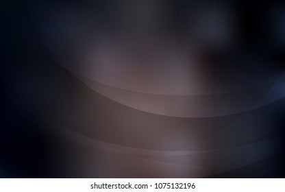 Dark Brown vector background with lava shapes. A completely new color illustration in marble style. Brand-new design for your ads, poster, banner.