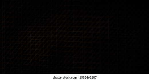 Dark Brown vector background with lines. Modern abstract illustration with colorful lines. Pattern for ads, commercials.