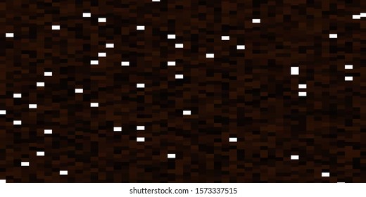 Dark Brown vector background in polygonal style. Abstract gradient illustration with colorful rectangles. Pattern for commercials, ads.